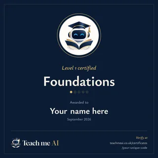 The Level I Foundations badge