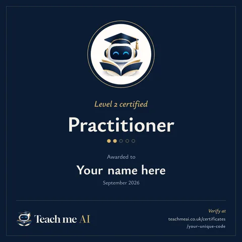 Level 2 Practitioner badge