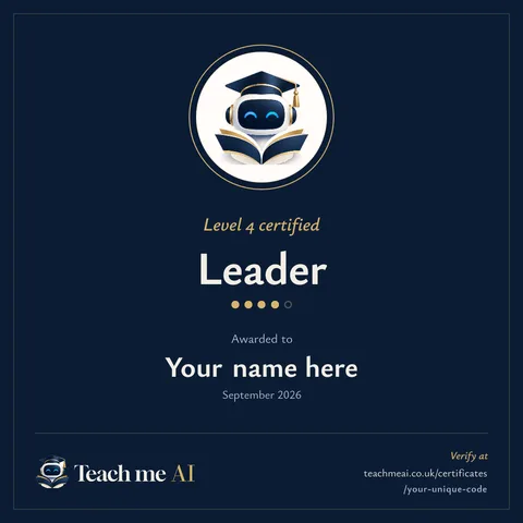 Level 4 Leader badge
